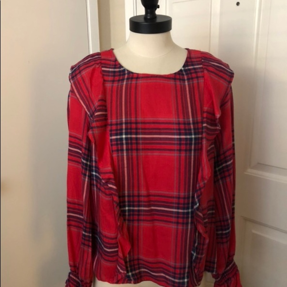 ✳️ Kensie paid print blouse